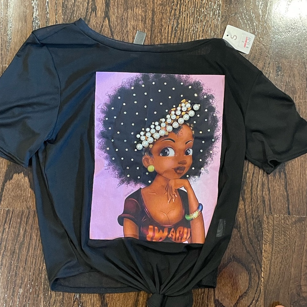 Black Beauty Mesh T